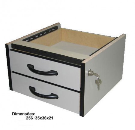 GAVETEIRO FIXO P/MESAS